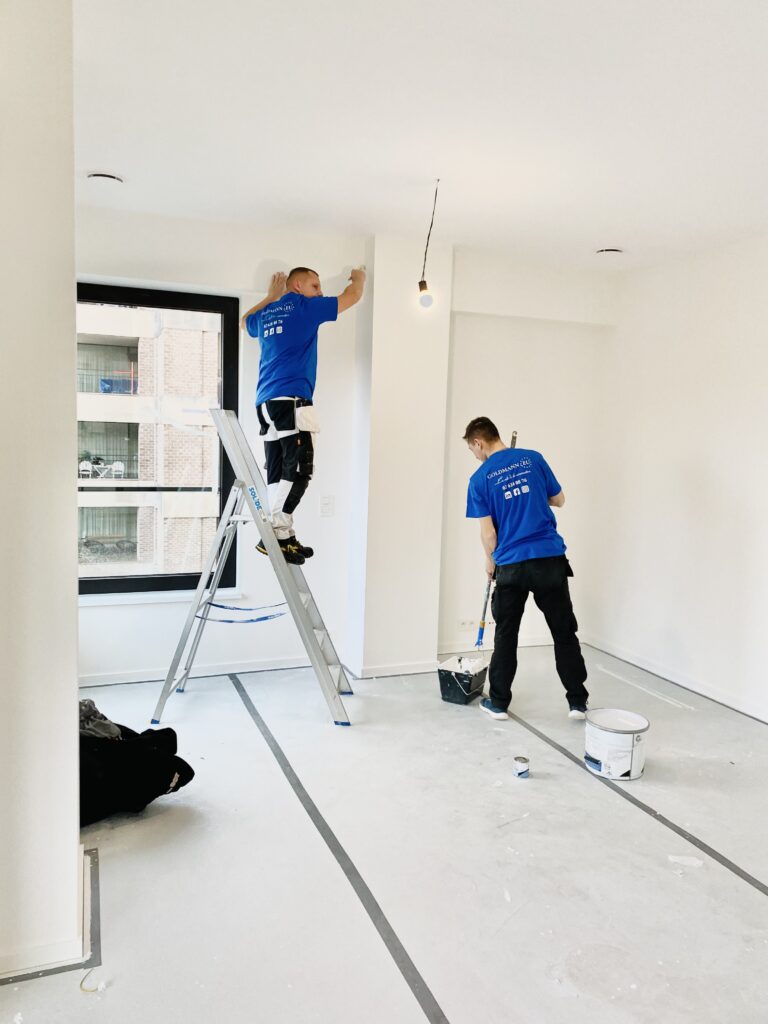 Peintre à Bruxelles – travaux de peinture intérieure, murs et plafonds par Goldmann.EU