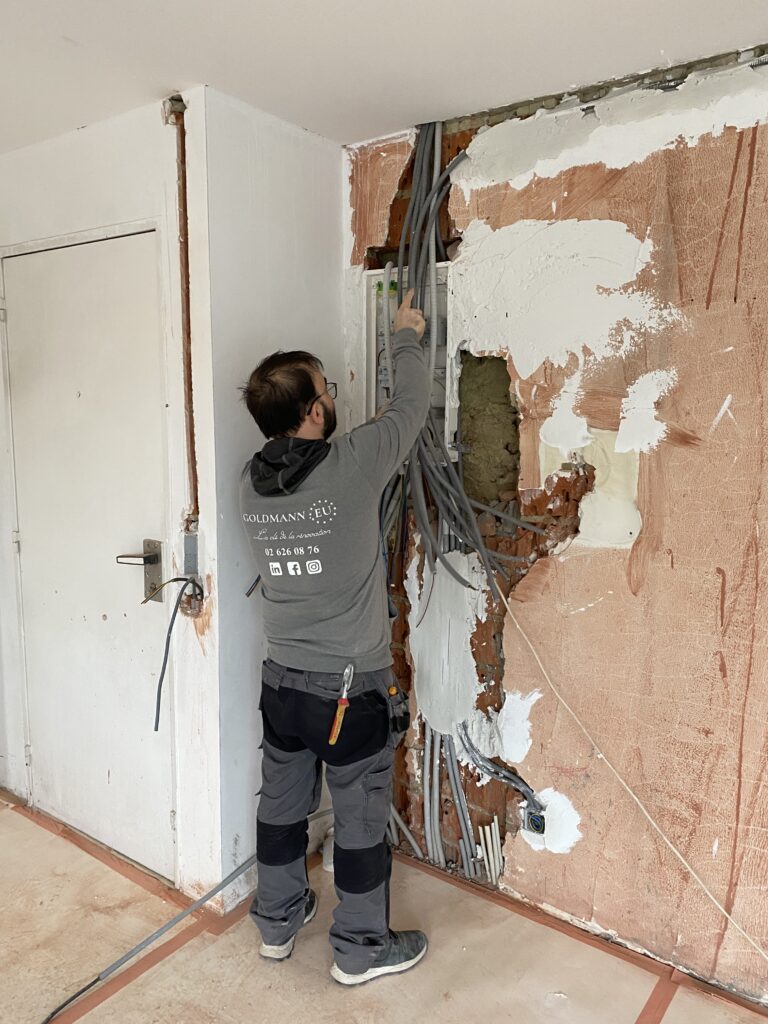 Électricien à Bruxelles – installation, rénovation et mise en conformité électrique RGIE par Goldmann.EU